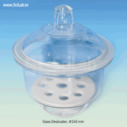 BTTM Eco-Glass 데시케이터 세트(중판포함)(투명유리/갈색유리)