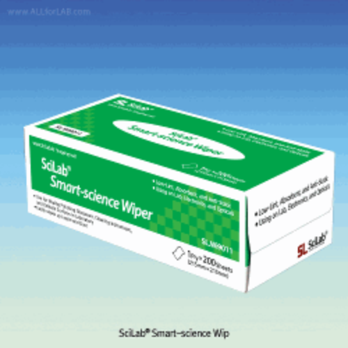 SciLab® 스마트 사이언스 와이퍼,비 형광 펄프,저광택/흡수성/정전기방지, 200매