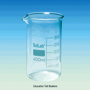 SciLab® 유리 톨 비이커,비커 장형 tall form beaker