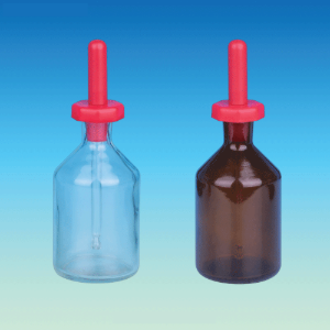 Dropping Bottle, with PP Stopper &amp; Rubber Bulb, 30-/ 60-/ 125㎖ Made of Soda-Lime Glass, Complete Set with PP Stopper / Bulb / Glass Pipet, 드로핑 바틀